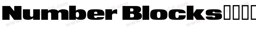 Number Blocks字体转换